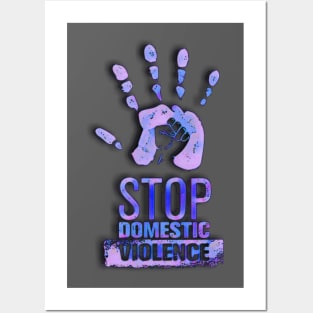 Stop Domestic Violence Posters and Art